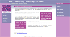 Desktop Screenshot of caspiaconsultancy.co.uk